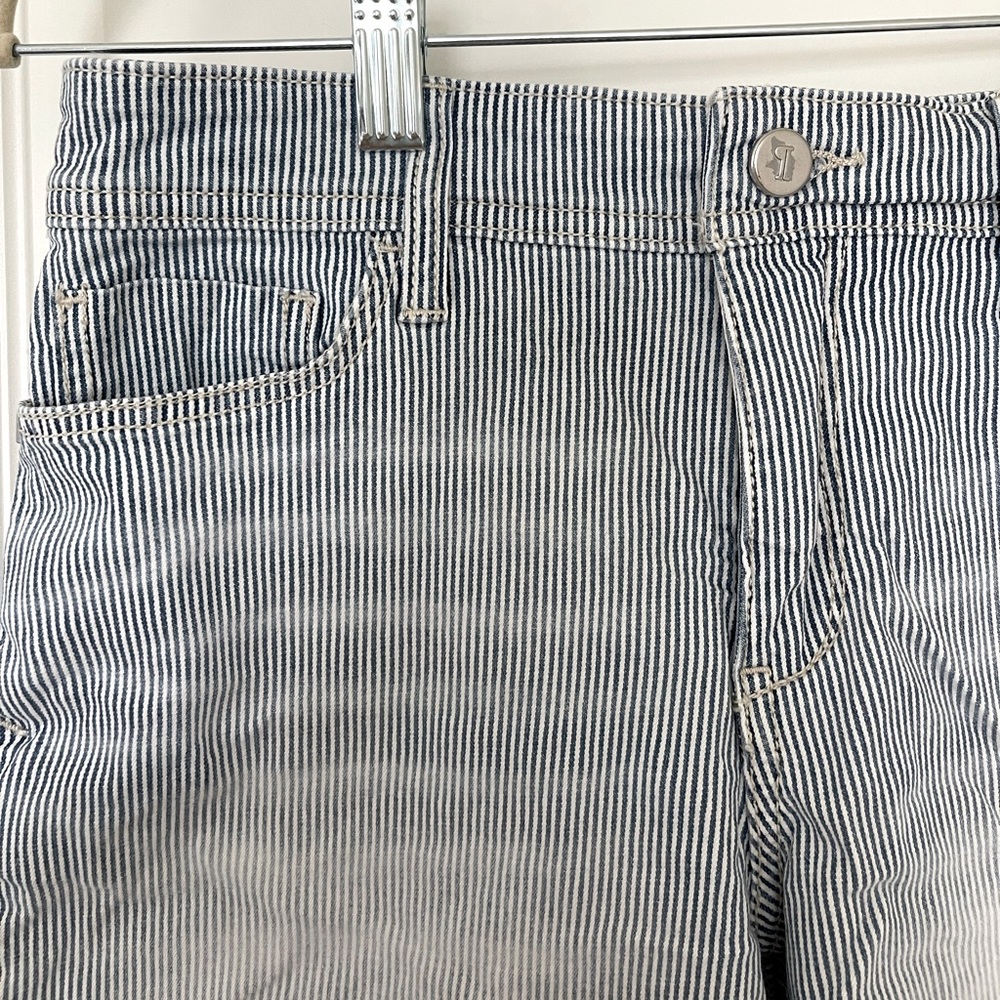 Pilcro and the Letterpress Hyphen Chino Blue Pinstripe Short